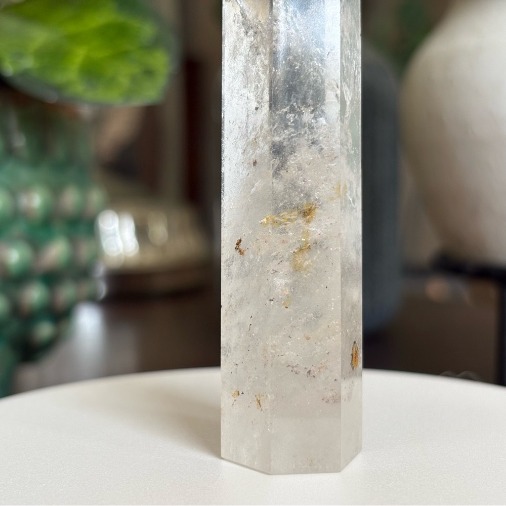 Clear Quartz Crystal Tower w/ Inclusions - Picture 11 of 11